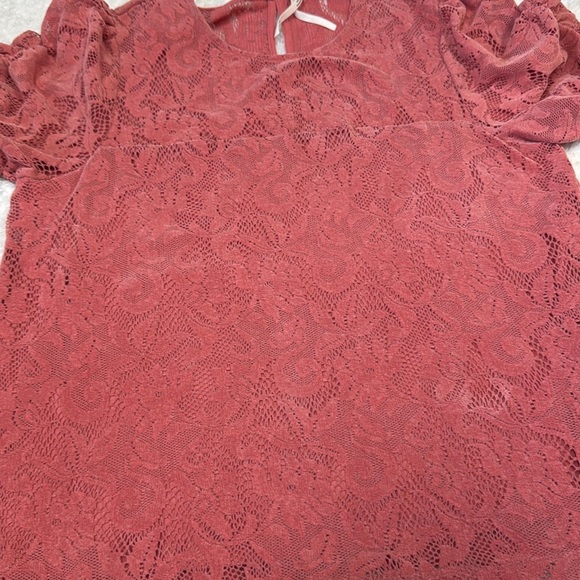 Anthropologie Pink Ruched Blouse with Mandarin Collar - Picture 8 of 12
